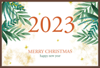 Chocolade kerstkaart 2023 merry christmas